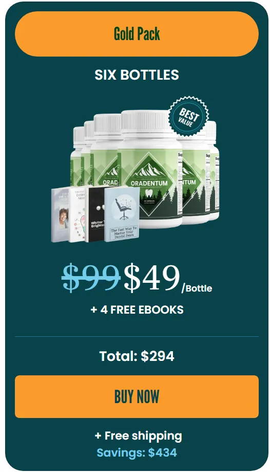 Oradentum 6 bottle price 